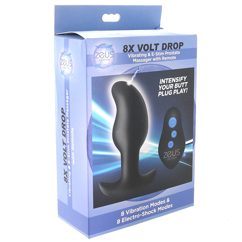 Zeus Volt Drop E-Stim Prostate Vibe PinkCherry Zeus Volt Drop E-Stim Prostate Vibe PinkCherry