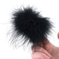 Nipple Couture Marabou Covers in Black