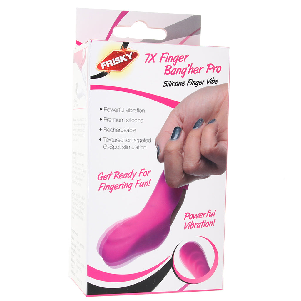 Frisky Finger Bang'her Pro Vibe in Pink PinkCherry Frisky Finger Bang'her Pro Vibe in Pink PinkCherry