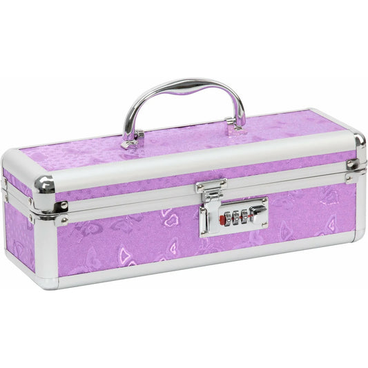 Simple and True Lockable Small Vibrator Case in Purple