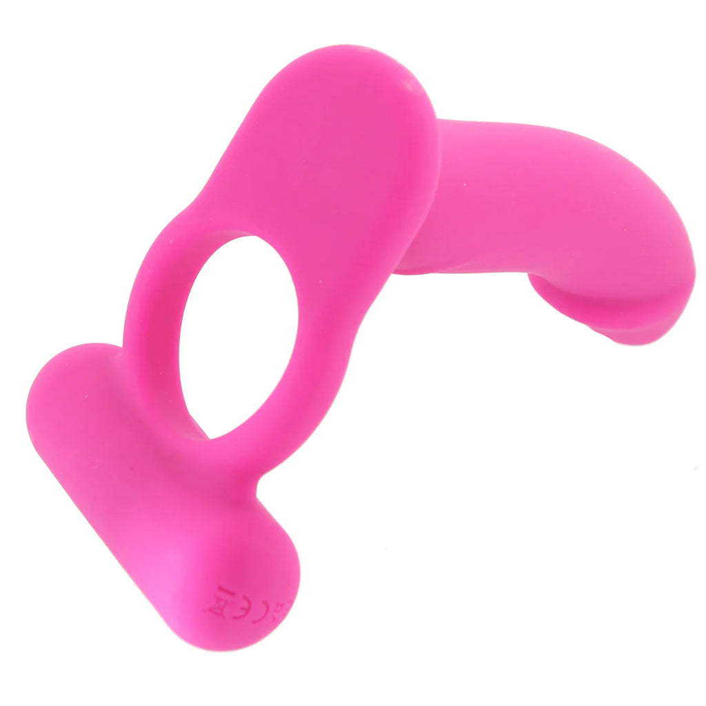 Double Diver Vibrating Ring PinkCherry Double Diver Vibrating Ring PinkCherry
