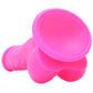 Colours 7 Inch Firm Silicone Dildo in Pink