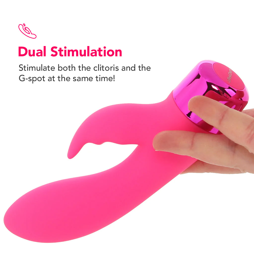 PinkCherry Right On Rabbit Silicone Dual Motor Vibe PinkCherry PinkCherry Right On Rabbit Silicone Dual Motor Vibe PinkCherry