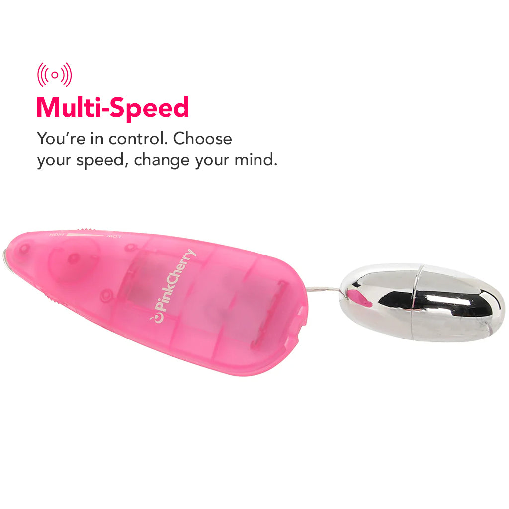 PinkCherry Slim Teardrop Bullet Vibrator in Pink PinkCherry PinkCherry Slim Teardrop Bullet Vibrator in Pink PinkCherry