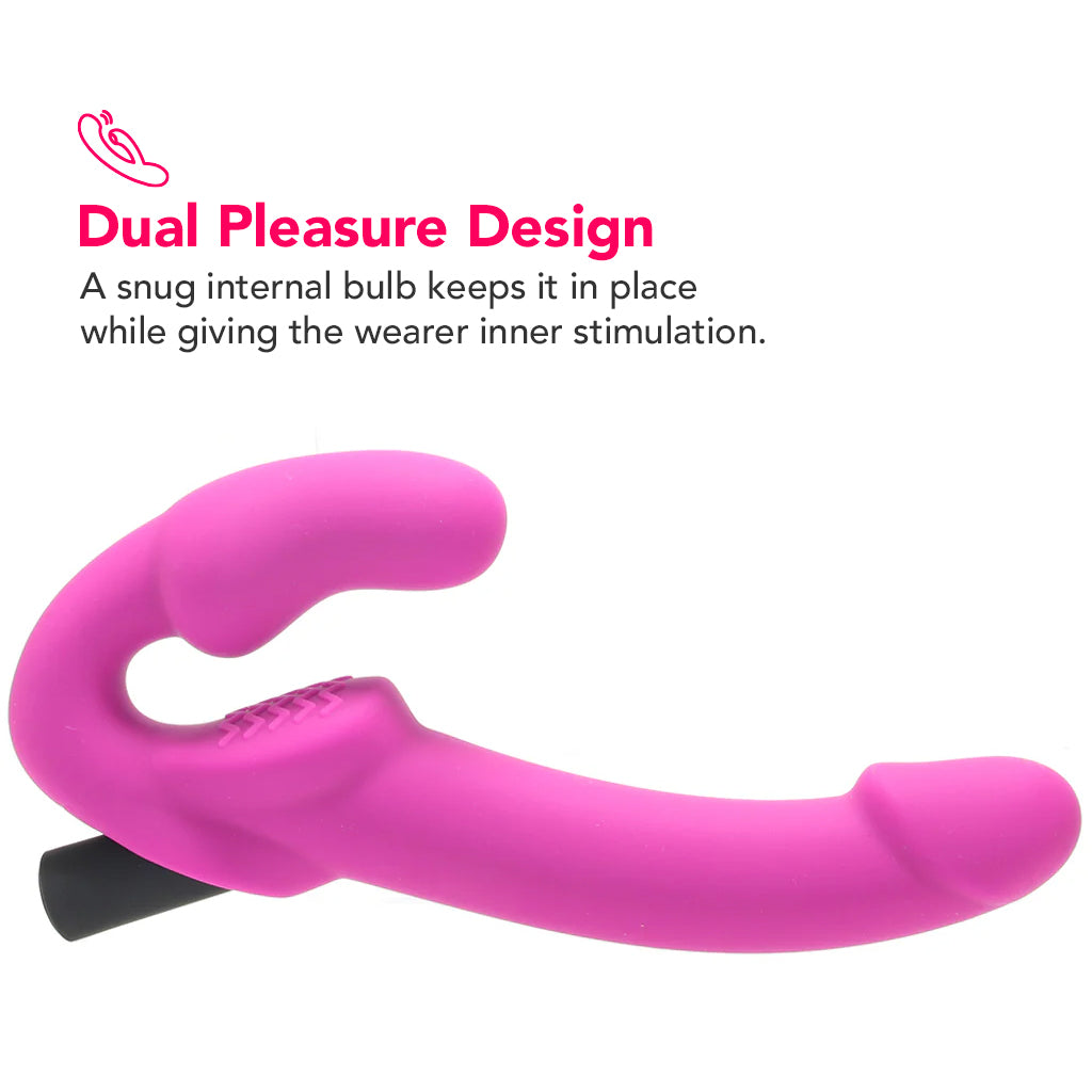 Temptasia Estella Vibrating Strapless Dildo PinkCherry Temptasia Estella Vibrating Strapless Dildo PinkCherry