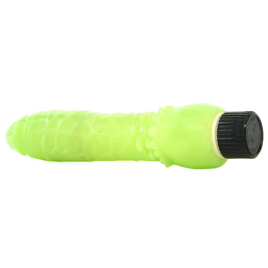 Glow-In-The-Dark Jelly Penis Vibe PinkCherry Glow-In-The-Dark Jelly Penis Vibe PinkCherry