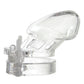 CB-6000S Clear Male Chastity Device in 2.5 Inch