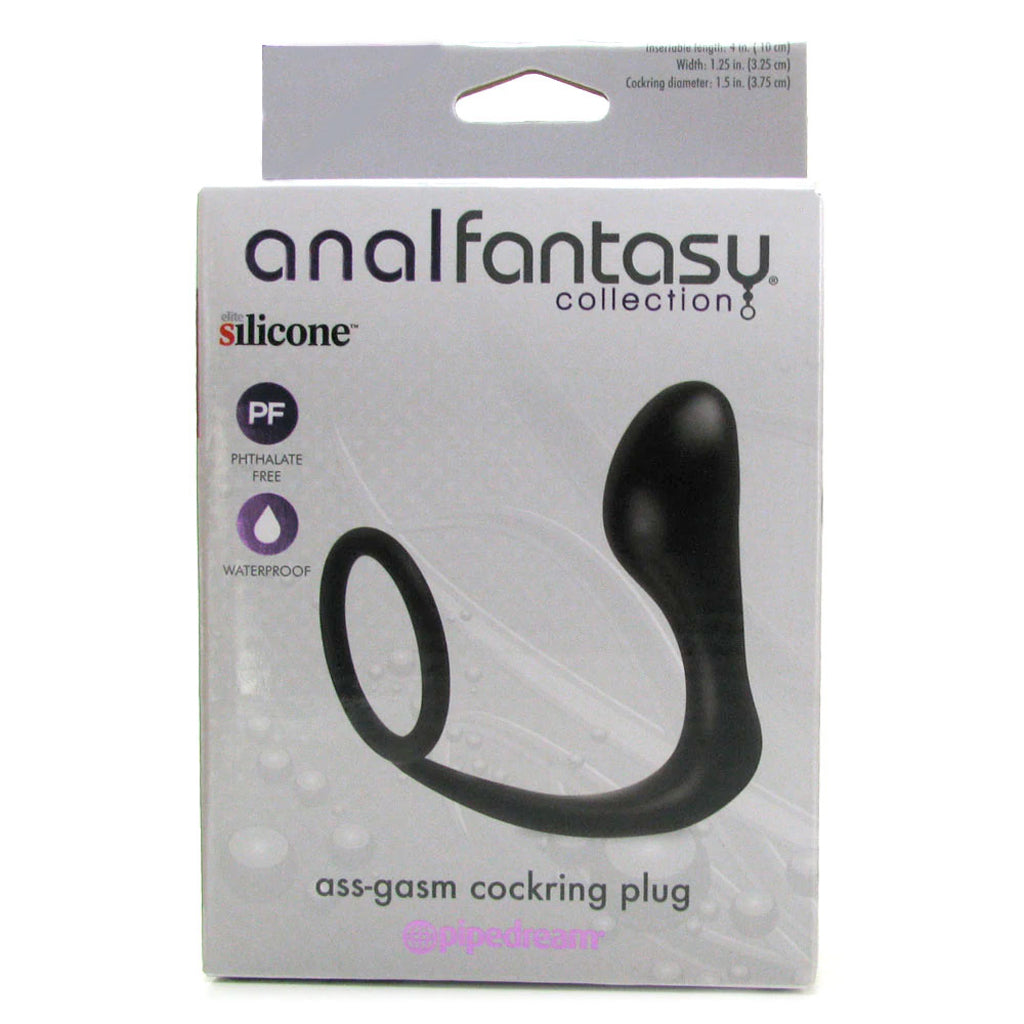Anal Fantasy Ass-Gasm Cock Ring Plug PinkCherry Anal Fantasy Ass-Gasm Cock Ring Plug PinkCherry