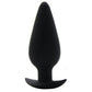Anal Fantasy Small Weighted Silicone Plug in Black