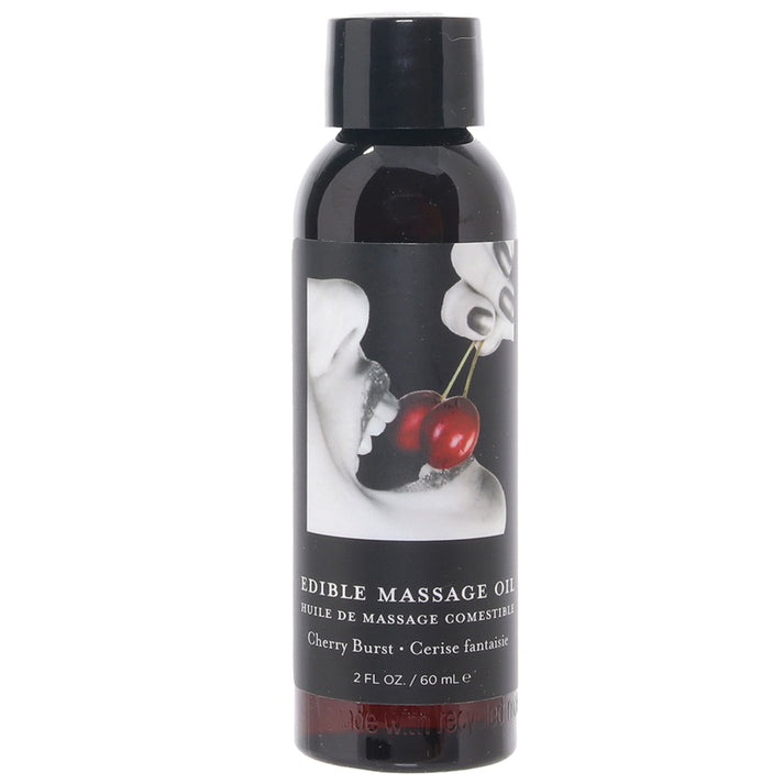 Edible Massage Oil in Cherry Burst