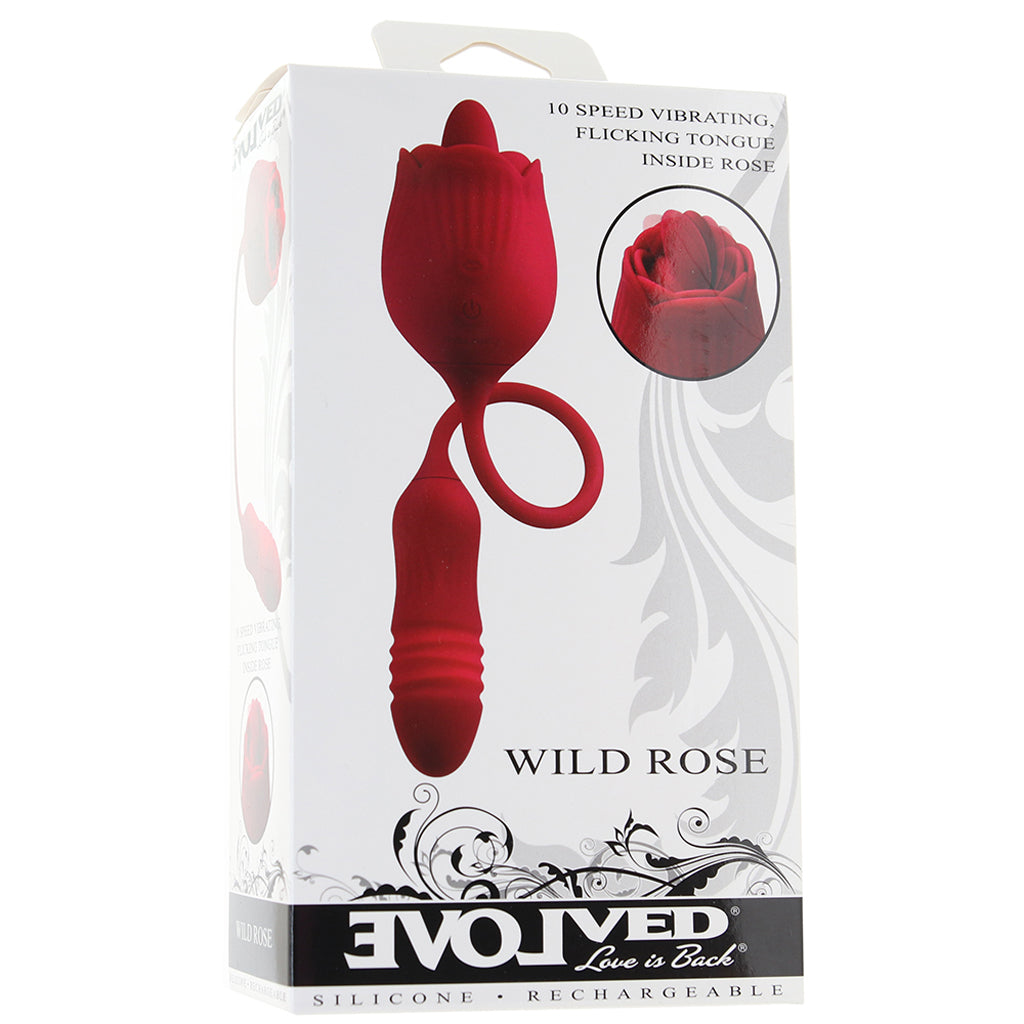 Wild Rose Dual Stimulator PinkCherry Wild Rose Dual Stimulator PinkCherry