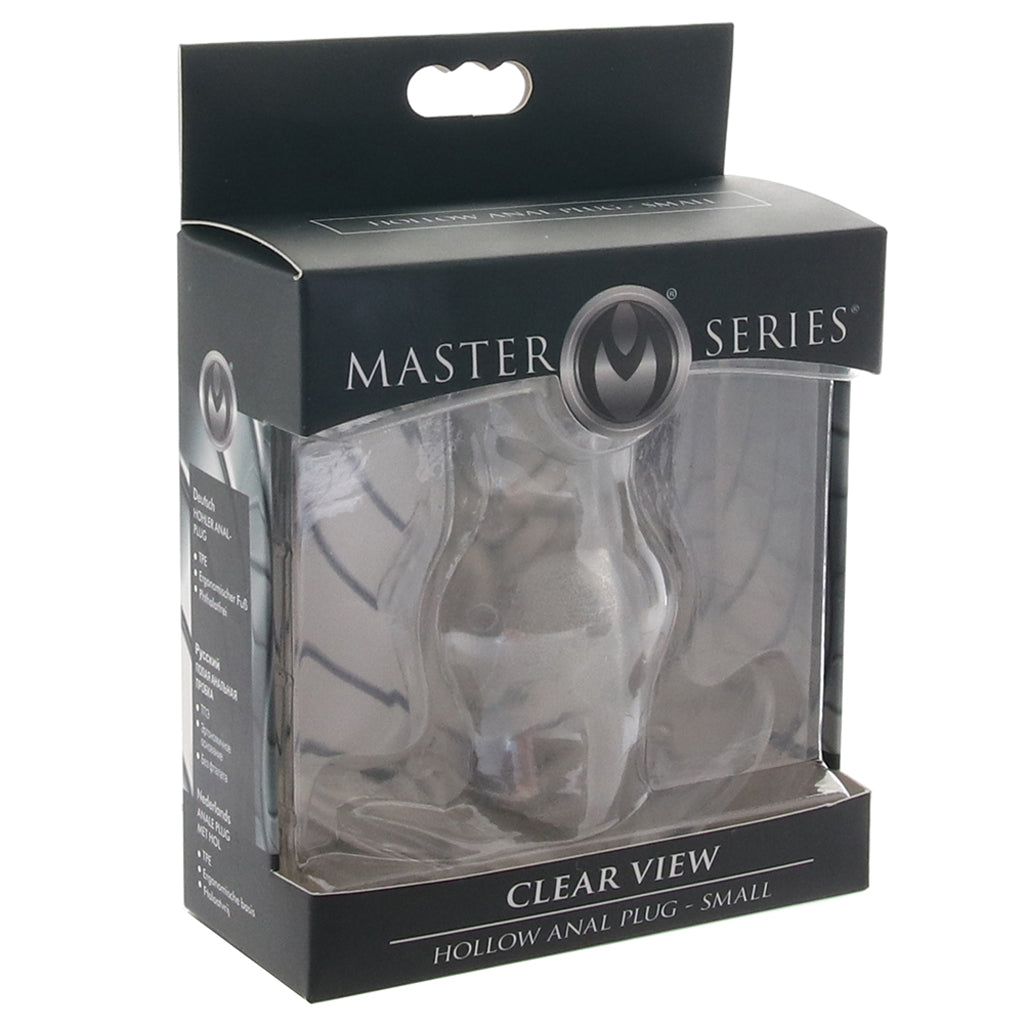 Master Series Clear View Hollow Anal Plug PinkCherry Master Series Clear View Hollow Anal Plug PinkCherry