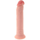 King Cock Elite Dual Density 9 Inch Silicone Vibe in Light