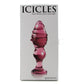 Icicles No. 27 Glass Plug in Pink