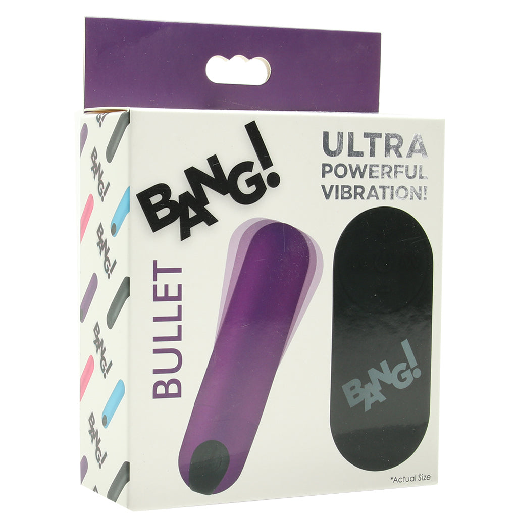 Bang! Remote Vibrating Bullet in Purple PinkCherry Bang! Remote Vibrating Bullet in Purple PinkCherry