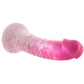 Strap U Real Swirl Silicone Dildo in Pink