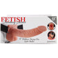 Fetish Fantasy 9 Inch Hollow Strap-On with Balls in Flesh