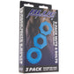 Blue Line Nuts & Bolts Cock Ring 3 Pack