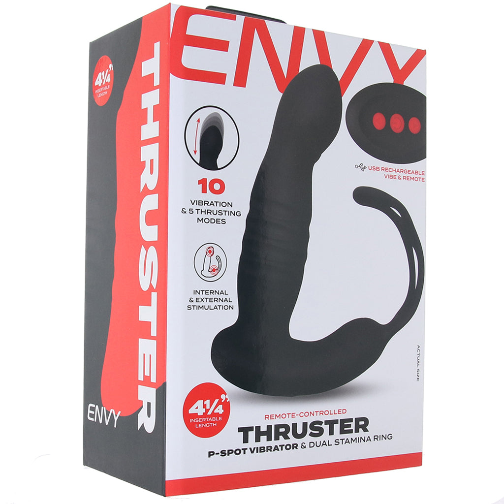Envy Thruster P-Spot Vibe and Dual Ring PinkCherry Envy Thruster P-Spot Vibe and Dual Ring PinkCherry