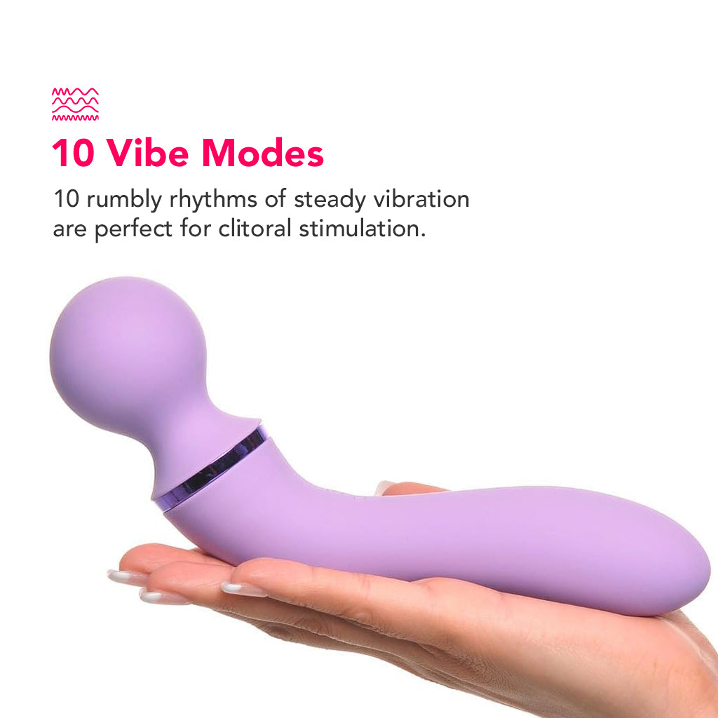 Fantasy For Her Duo Wand Massage-Her in Purple PinkCherry Fantasy For Her Duo Wand Massage-Her in Purple PinkCherry