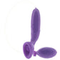 Intimate Vibrating Silicone Suction Pump in Purple