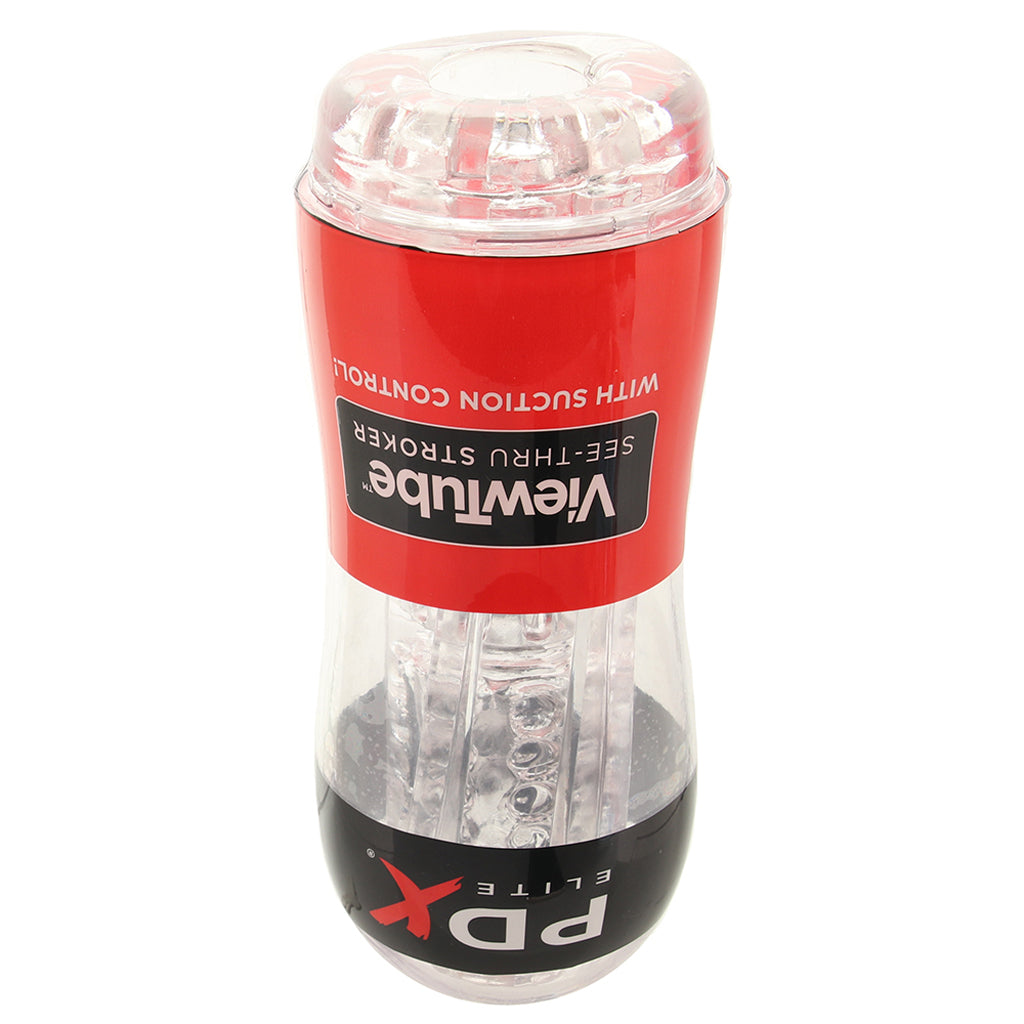 PDX Elite ViewTube See-Thru Stroker – PinkCherry