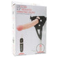 8.5 Inch Realistic Vibrating Strap On Set