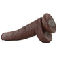 King Cock 14 Inch Cock with Balls in Chocolate