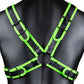 Ouch! Glow In The Dark Cross Harness in L/XL