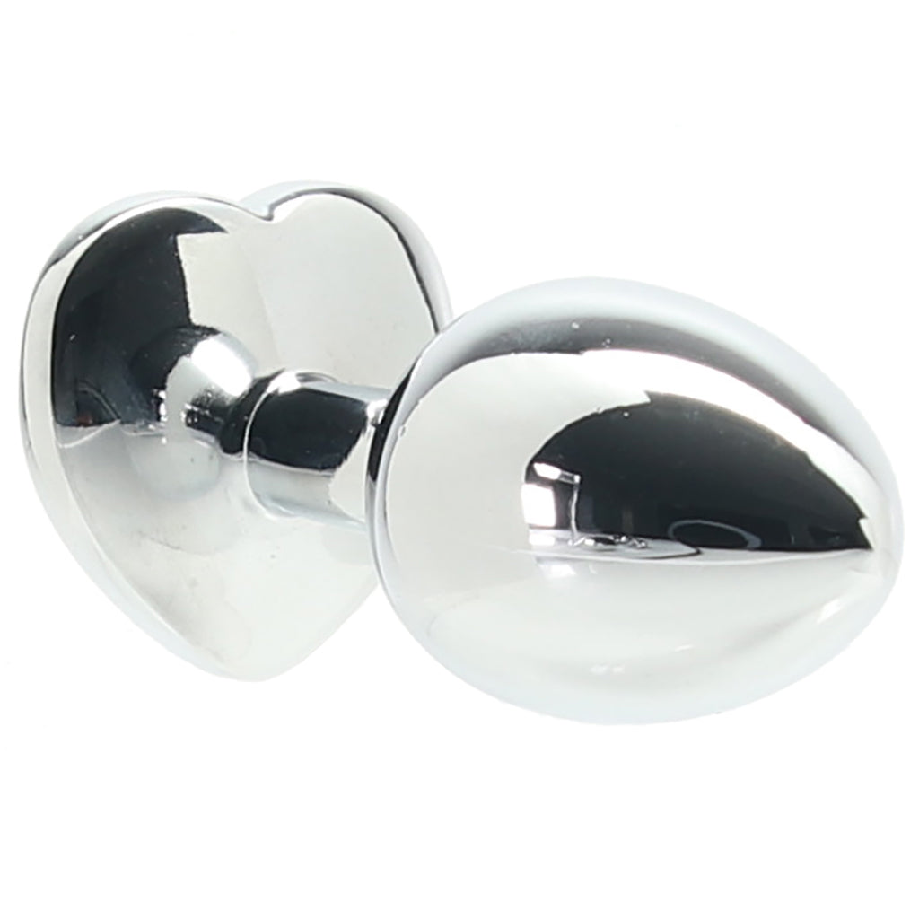 Ouch! Pink Heart Gem Plug in Small PinkCherry Ouch! Pink Heart Gem Plug in Small PinkCherry