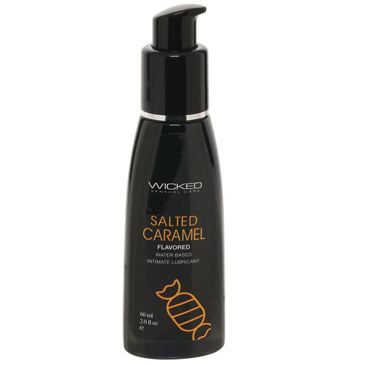 Aqua Flavored Lube 2oz/60ml in Salted Caramel