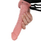 Real Rock Hollow 10 Inch Strap-On in White