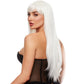 Amber Glow in the Dark Wig in White