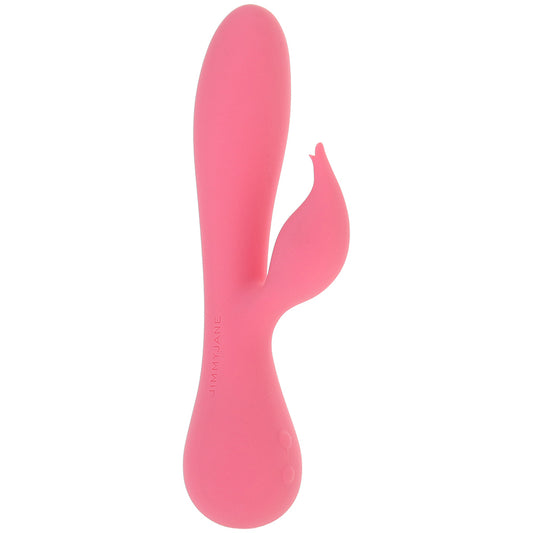 Glo Rabbit Silicone Heating Vibe in Pink PinkCherry Glo Rabbit Silicone Heating Vibe in Pink PinkCherry