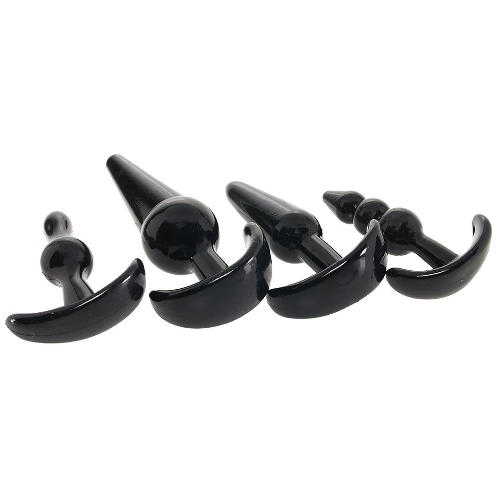 No.80 4-Piece Butt Plug Set PinkCherry No.80 4-Piece Butt Plug Set PinkCherry