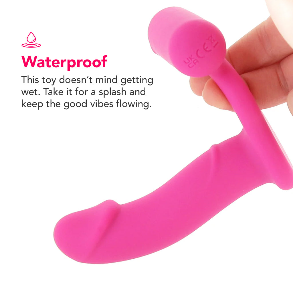 Double Diver Vibrating Ring PinkCherry Double Diver Vibrating Ring PinkCherry