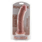 RealRock Curved 7 Inch Dildo in White