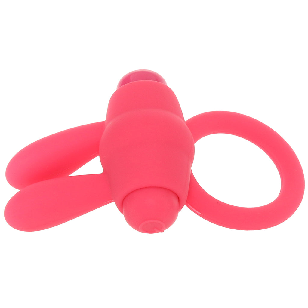Neon Rabbit Vibrating Cock Ring in Pink PinkCherry Neon Rabbit Vibrating Cock Ring in Pink PinkCherry