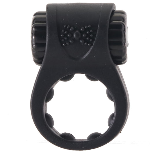 Charged Big O Ritz Silicone Vibe Ring in Black