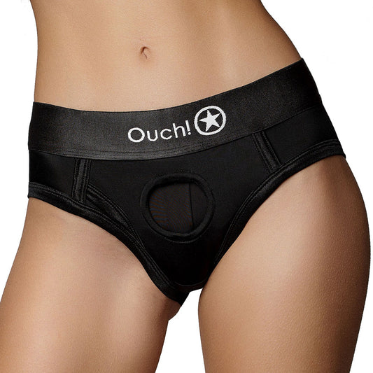 Ouch! Vibrating Strap-on High Cut Brief /S