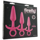Firefly Prince Glow in the Dark Anal Trainer Kit in Pink