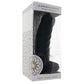 Banx Ribbed 8 Inch Hollow Silicone Dildo