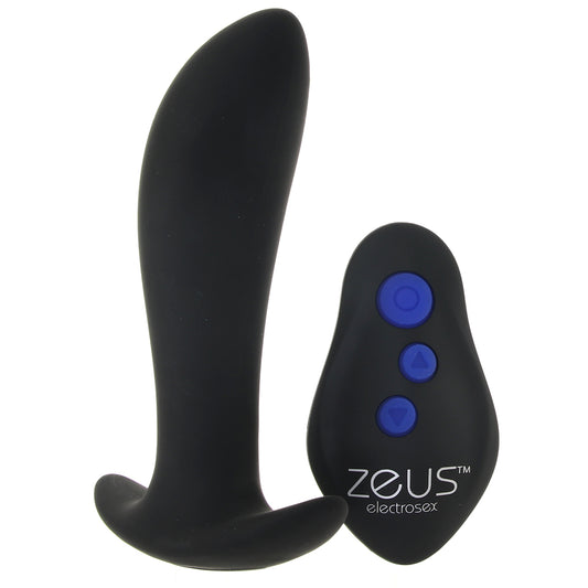 Zeus Pro-Shocker Vibrating E-Stim Prostate Plug