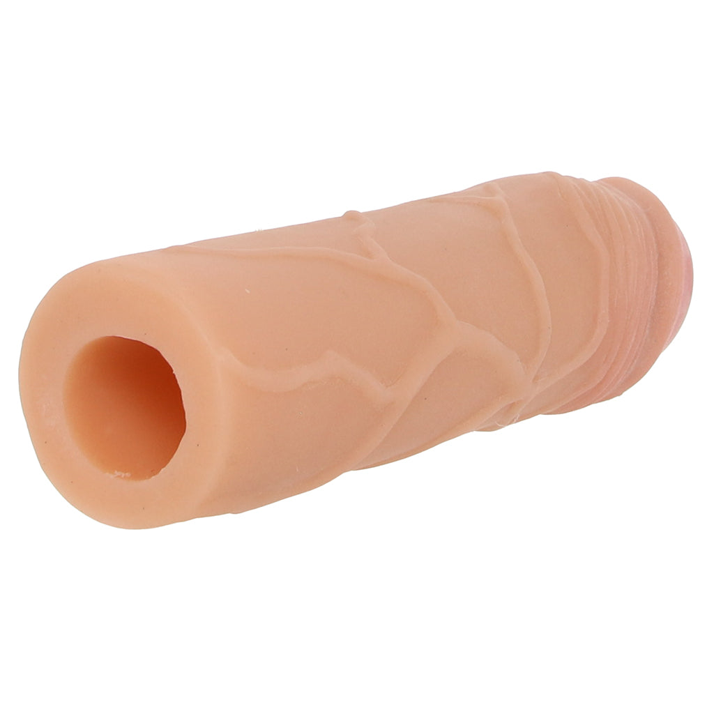 Mega 1 Inch Fanta Flesh Extension in White PinkCherry Mega 1 Inch Fanta Flesh Extension in White PinkCherry