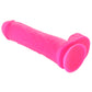Neo Elite 11 Inch Silicone Ballsy Dildo in Pink
