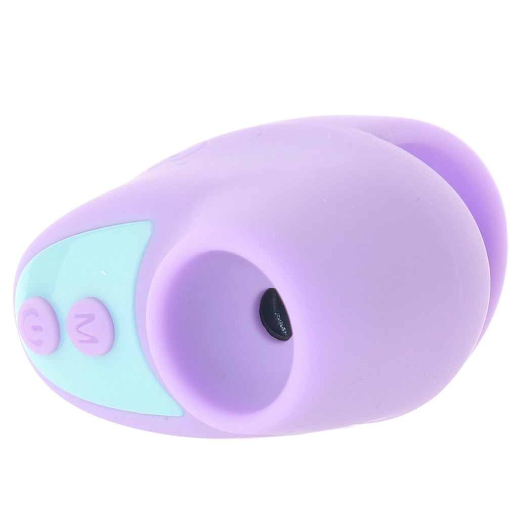 Shegasm Mini Silicone Clitoral Suction Vibe in Purple PinkCherry Shegasm Mini Silicone Clitoral Suction Vibe in Purple PinkCherry