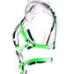 Ouch! Glow In The Dark Full Body Harness in S/M