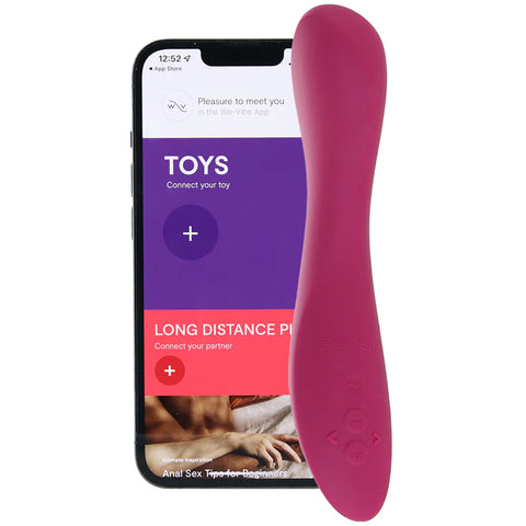 We-Vibe Rave 2 Silicone G-Spot Vibe in Fuschia PinkCherry We-Vibe Rave 2 Silicone G-Spot Vibe in Fuschia PinkCherry