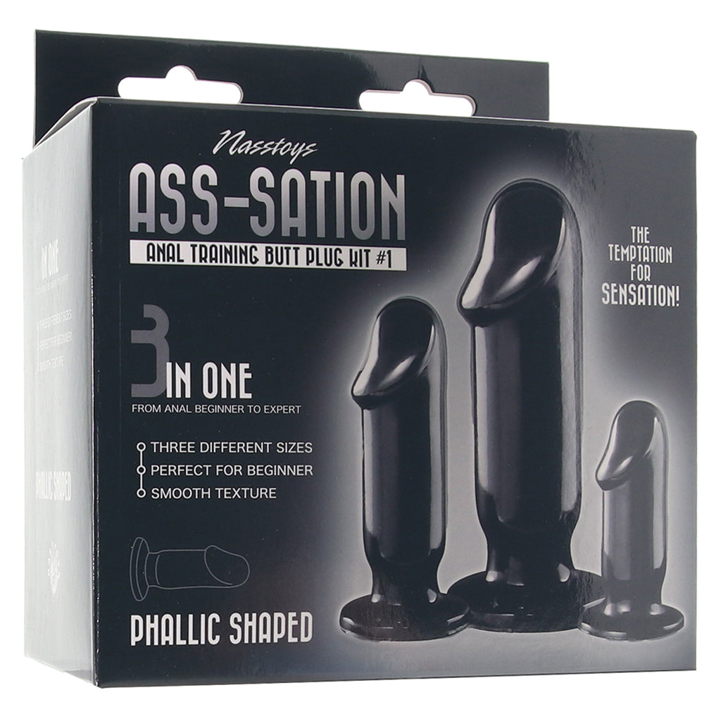 Ass-Sation Anal Training Butt Plug Kit #1 PinkCherry Ass-Sation Anal Training Butt Plug Kit #1 PinkCherry