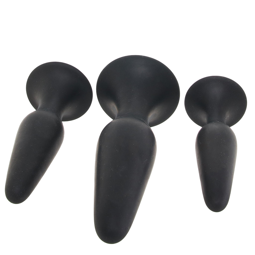 PinkCherry Silicone Anal Trainer Kit in Black PinkCherry PinkCherry Silicone Anal Trainer Kit in Black PinkCherry
